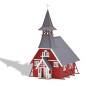 Preview: BUSCH 1720 - Holzkapelle Ralswiek H0