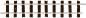 Preview: PECO ST-401 - Setrack H0e 87 mm gerades Gleis