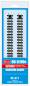 Preview: PECO ST-411 - Setrack H0e 174 mm gerades Gleis