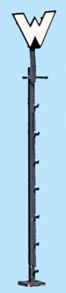 Weinert 18011 - Wartezeichen unbeleuchtet, weiß