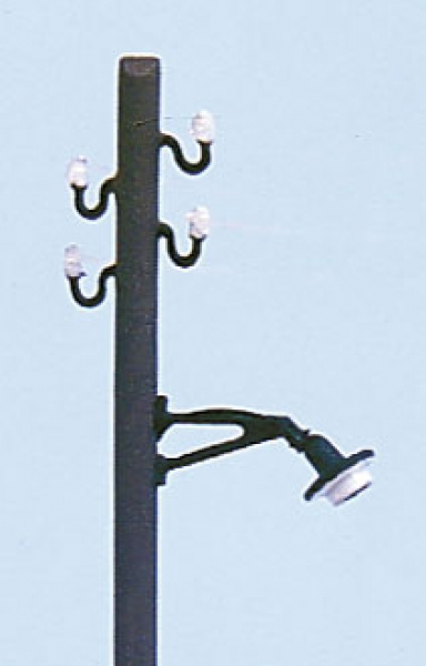 Weinert 3380 - Straßenlaterne Straßenlaterne mit schrägem Ausleger, beleuchtet