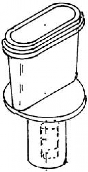 Weinert 8027 - flacher Schlot »Giesel-Ejektor«, für DR-Baureihe 38