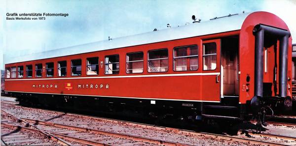 ACME AC52449 - Speisewagen Bauart Gotha, Mitropa der DR