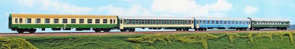 ACME AC553322 - 4-tlg. Set Personenwagen "Hoek van Holland - Warszawa Express" der DR