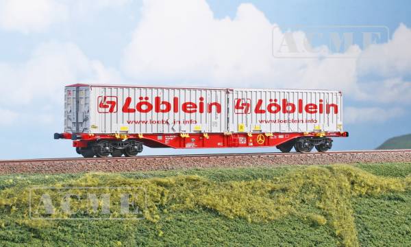 ACME AC40438 - Containerwagen Sgns "Löblein" der DB Cargo