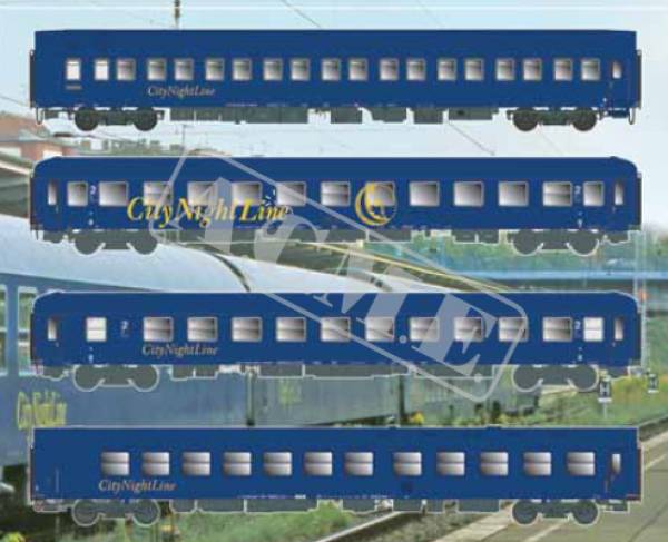 ACME AC55366 - 4-tlg. Set Personenwagen CityNightLine der DB