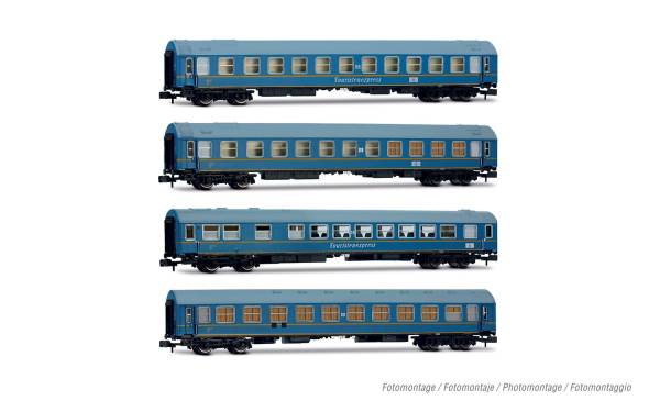 Arnold HN4481 - 4-tlg. Set Personenwagen "Tourex" der DR