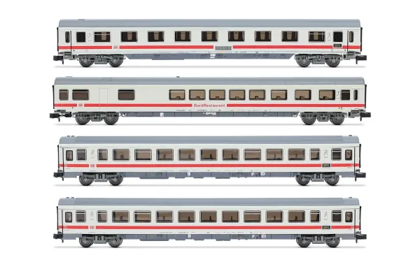 Arnold HN4504 - 4-tlg. Set Personenwagen IC „Wawel“ Hamburg - Berlin - Krakau der DBAG