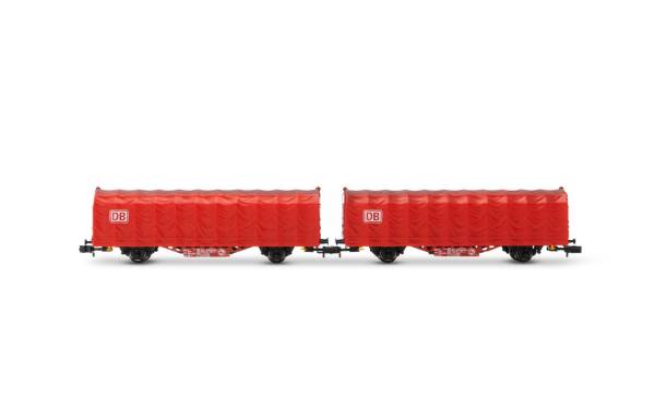 Arnold HN6699 - 2-tlg. Set Schiebeplanenwagen Bauart Kijls der DB AG