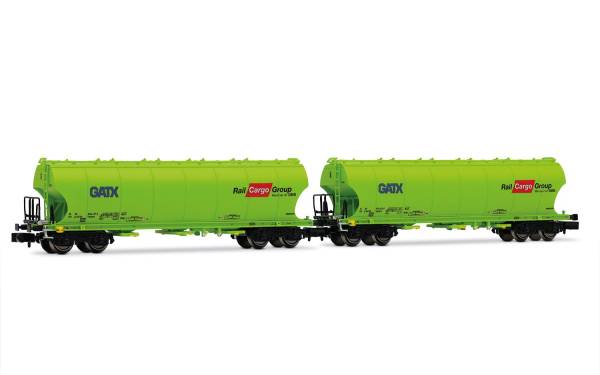Arnold HN6707 - 2-tlg. Set Getreidesilowagen "RAIL CARGO GROUP" der GATX