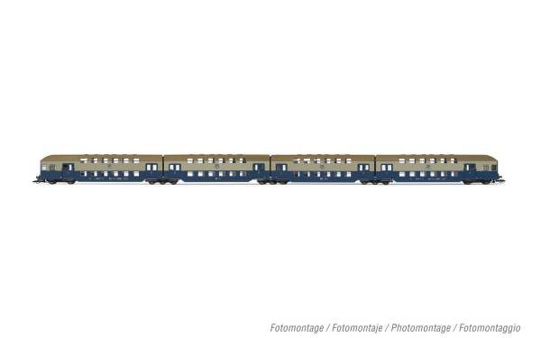 Arnold HN9521 - 4-tlg. Doppelstockeinheit ohne Steuerabteil der DR