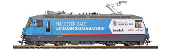 BEMO 1259189 - RhB Ge 4/4 III 649 Universallok "Engadin Skimarathon"