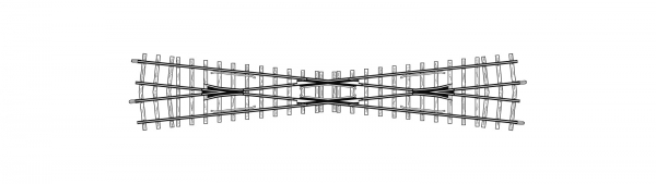 BEMO 4218000 - 12 ° Kreuzung, 220 mm
