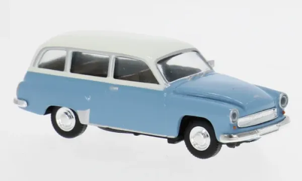 Brekina 27193 - Wartburg 311 Kombi, hellblau/weiss, 1959