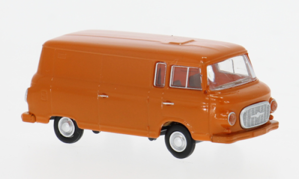 Brekina 30124 - Barkas B 1000 Kasten, dunkelorange, 1962