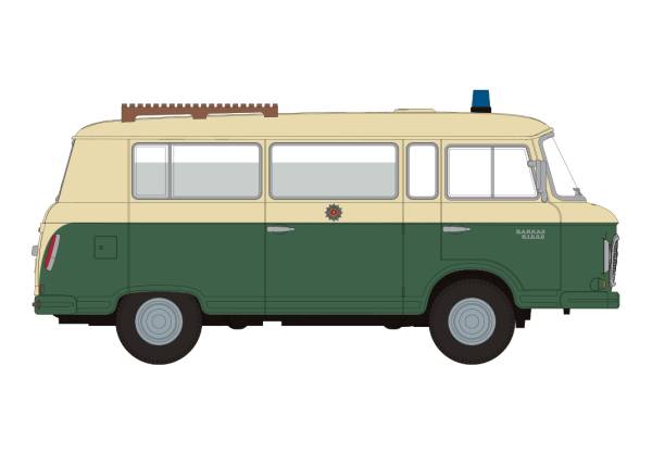Brekina 30048 - Barkas B 1000 Bus, 1960, Volkspolizei
