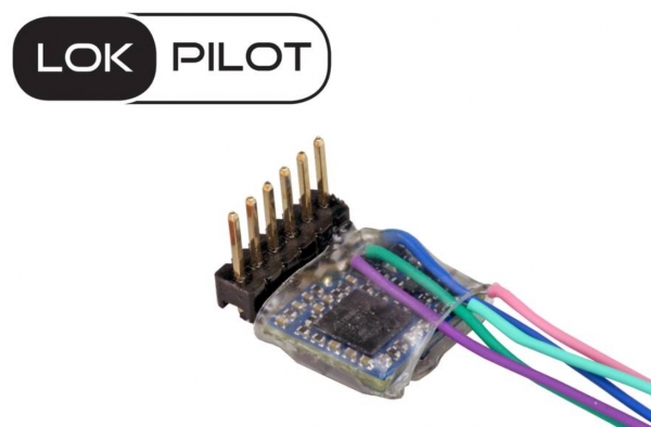ESU 59857 - LokPilot 5 micro DCC, 6-pin Direkt gewinkelt