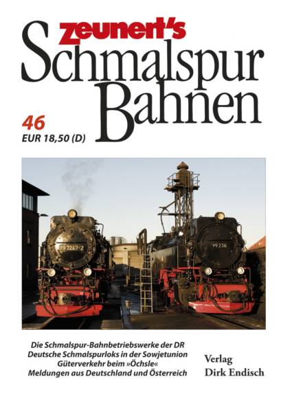 Verlag Dirk Endisch - Zeunert´s Schmalspurbahnen, Band 46