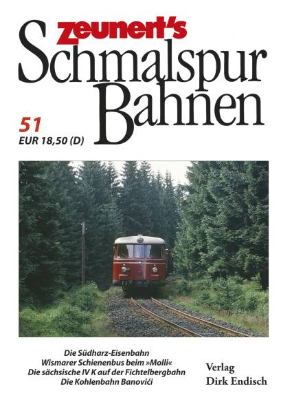 Verlag Dirk Endisch - Zeunert´s Schmalspurbahnen, Band 51