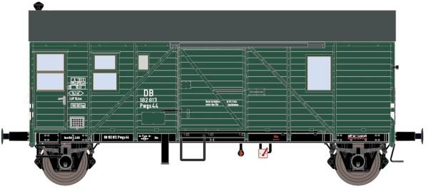 Exact-train EX23635 - Packwagen Pwgs44 Bremen der DB, mit ABC Raster grün