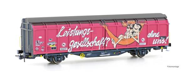 Hobbytrain H45105 - Schiebewandwagen Hbbillns der SBB, Graffiti-Serie 3