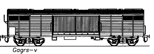 Lok Schlosserei Güterwagen Gagrs-v