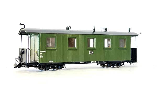 Melzer Modellbau 801101-F - Personenwagen 970-862 der Prignitzer Schmalspurbahnen