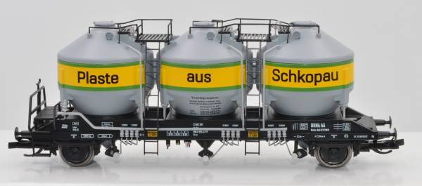 NPE NW22083 - Silowagen Bauart Uc-y der DR, Plaste aus Schkopau