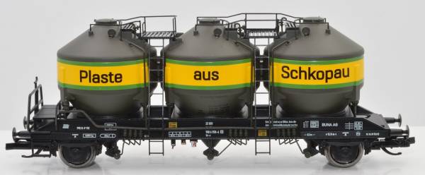 NPE NW22088 - Silowagen Bauart Uc-y der DR, Plaste aus Schkopau