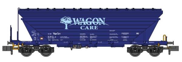 NPE NW52217 - Getreidesilowagen Uagpps Slowakei, WagonCare blau