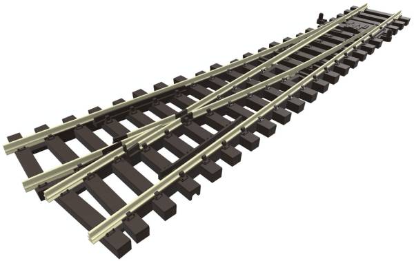 PECO SL-U1291 - Code 55 kurze rechte Weiche