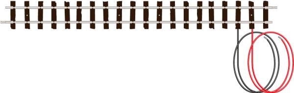 PECO ST-413 - Setrack H0e 174 mm gerades Anschlussgleis