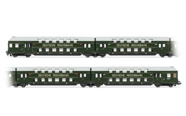 Rivarossi HR4392 - 4-tlg. Doppelstockeinheit mit Steuerabteil der DR