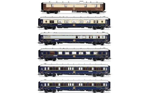 Rivarossi HR4423 - 6-tlg. Set „50 Jahre Nostalgie-Istanbul-Orient-Express”, 1976, der Intraflug/CIWL