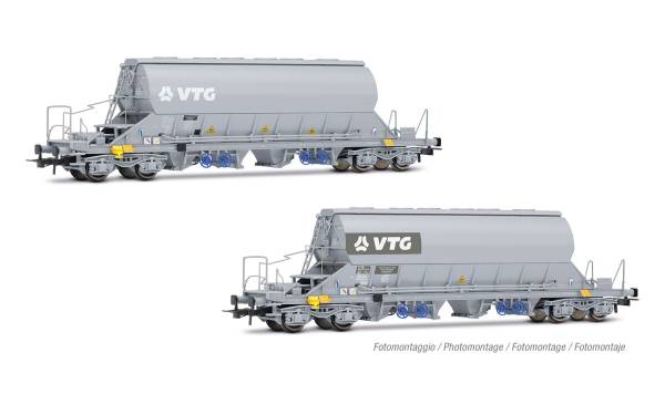 Rivarossi HR6547 - 2-tlg. Set Schwenkdachwagen Taoos, D-VTGCH