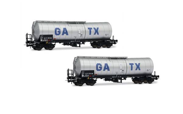 Rivarossi HR6667 - 2-tlg. Set Kesselwagen der GATX