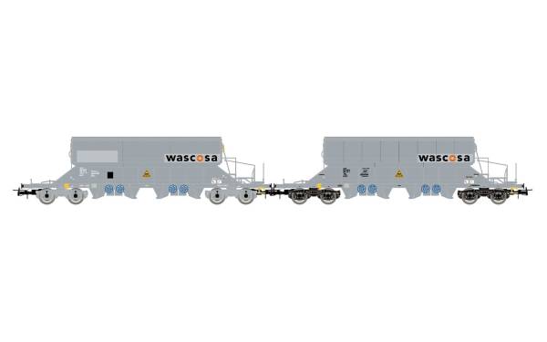 Rivarossi HR6688 - 2-tlg. Set Schwenkdachwagen der Bauart Taoos der WASCO