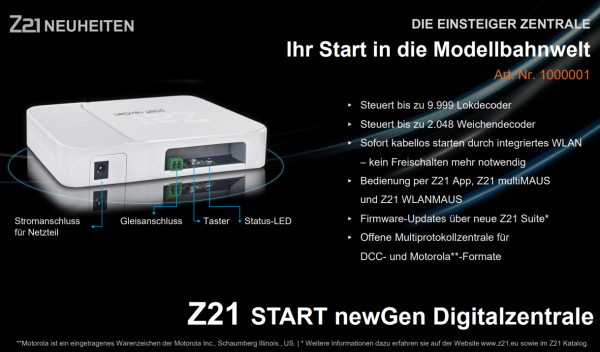 Roco 1000001 - Z21 START newGen Basis Digitalset