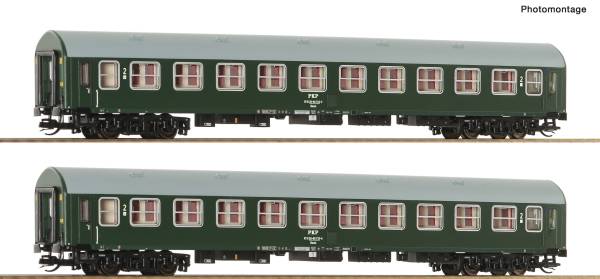 ROCO 6280043 - 2-tlg. Set: Reisezugwagen der PKP