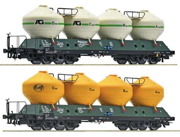 Roco 6600236 -2-tlg. Set: Silowagen der CSD