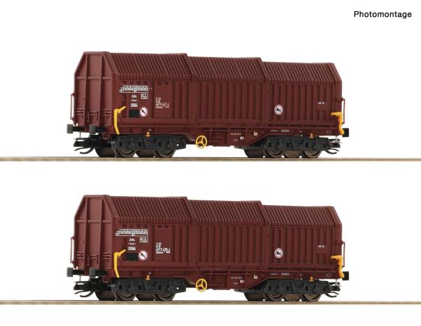 Roco 6680009 - 2-tlg. Set: Teleskophaubenwagen der DR