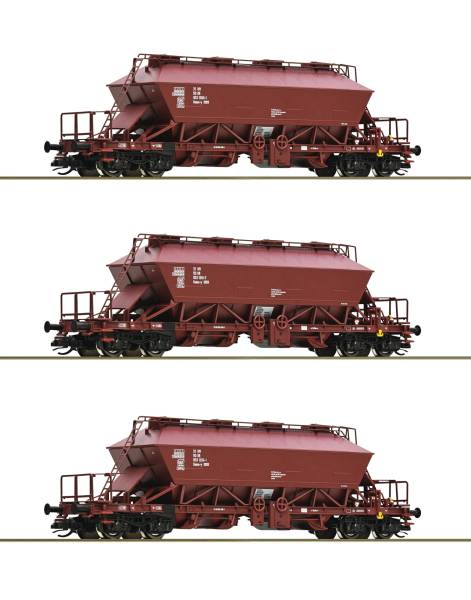 Roco 6680018 - 3-tlg. Set: Kaliwagen der DR