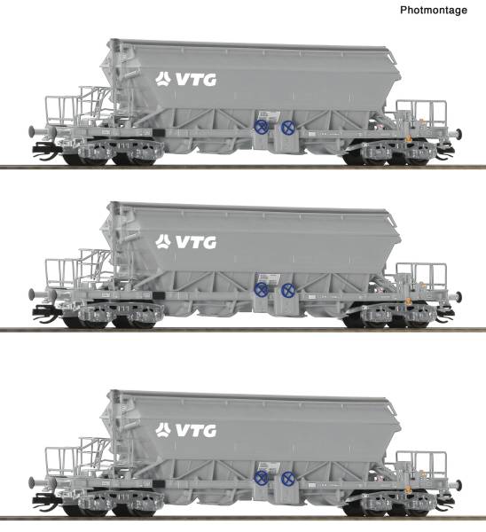 Roco 6680030- 3-tlg. Set: Kaliwagen der VTG