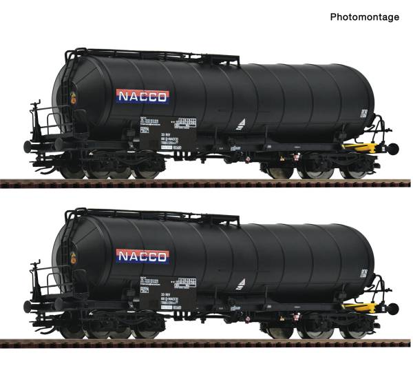 Roco 6680035 - 2-tlg. Set: Knickkesselwagen der NACCO