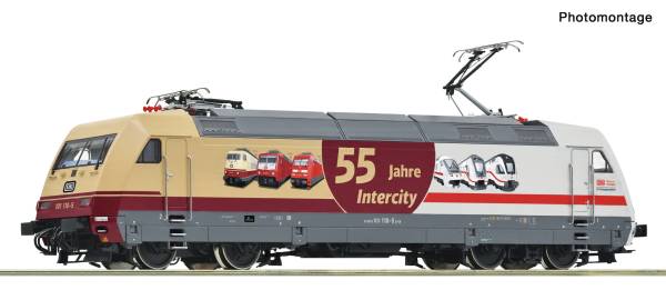 Roco 7510324 - Elektrolokomotive 101 110-5 „55 Jahre InterCity“ der DB AG, digital mit Sound