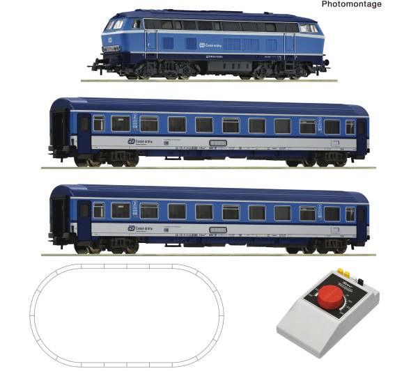 Roco 5100026 – Analog Start Set: Diesellokomotive Rh 756 (GEOLINE), CD