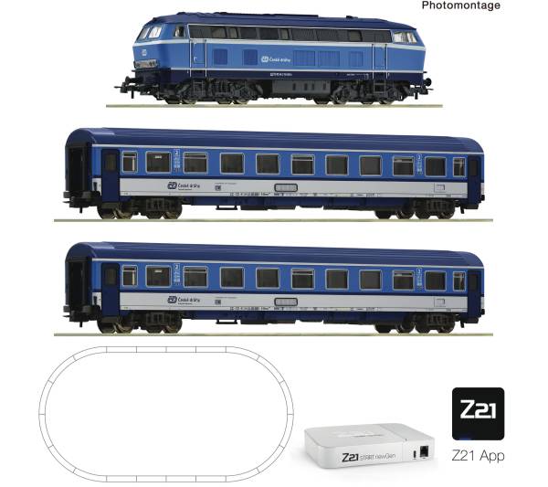 Roco 5110028 – Z21 START newGen Digitalset: Diesellokomotive Rh 756 (GEOLINE, Z21 App only), CD