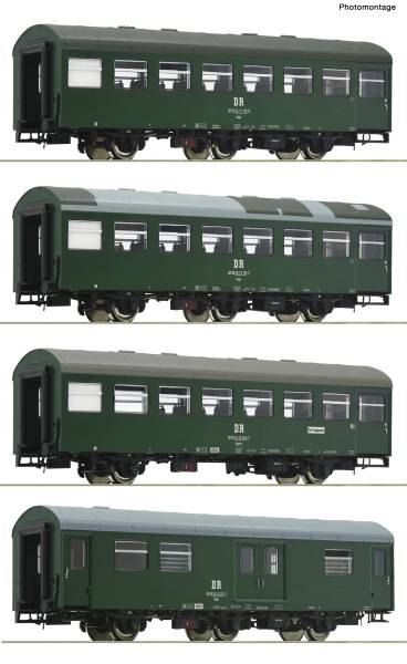 Roco 6200236 – 4-tlg. Set: Rekowagen, DR