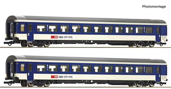 Roco 6200271 – 2-tlg. Set: Reisezugwagen 2. Klasse, SBB