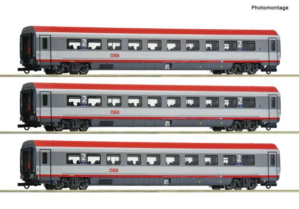 Roco 6200273 – 3-tlg. Set: Modularwagen 2. Klasse, ÖBB
